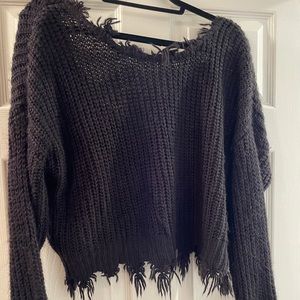 Off the shoulder sweater